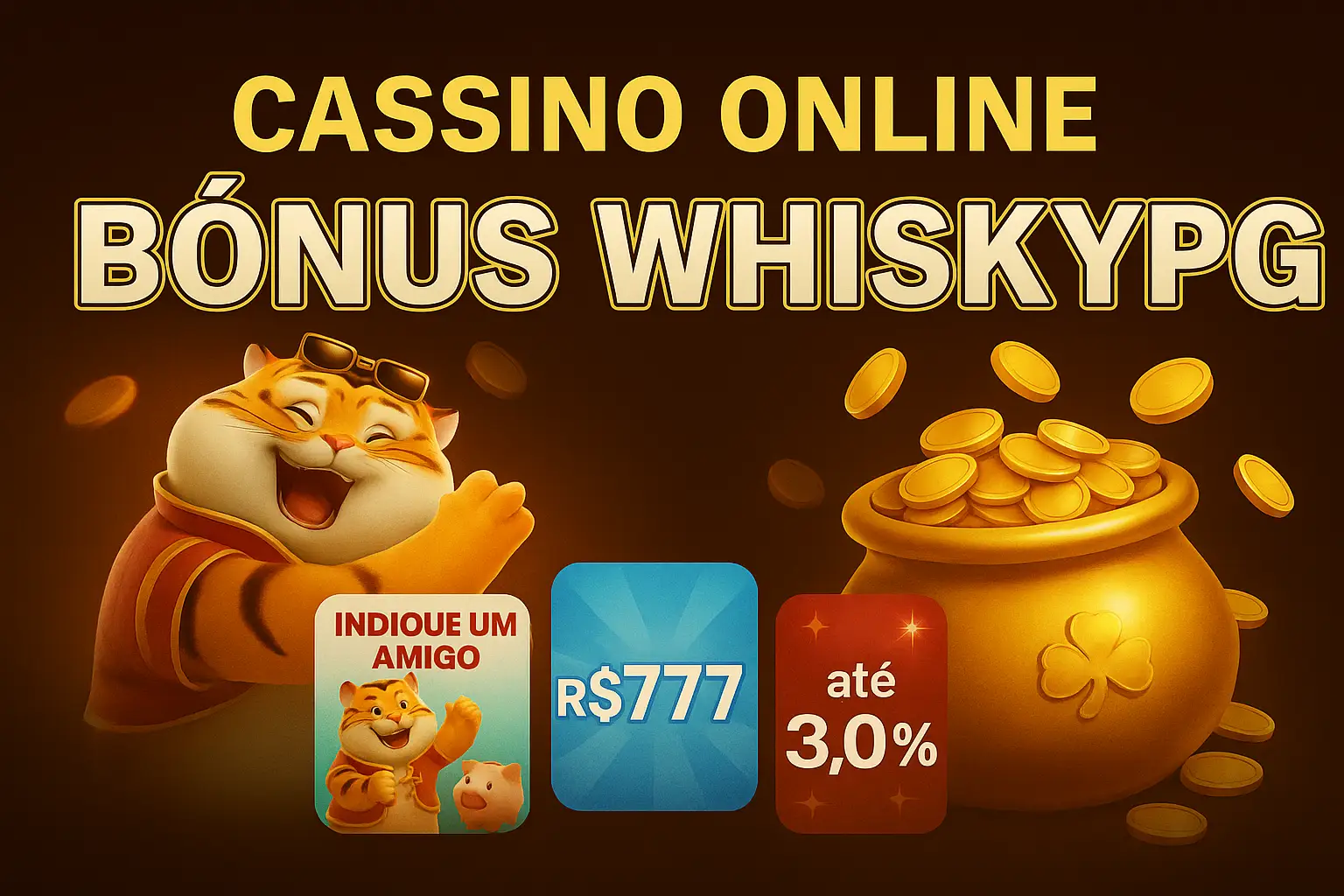 O bônus promocional WHISKYPG é uma ótima maneira de começar sua aventura