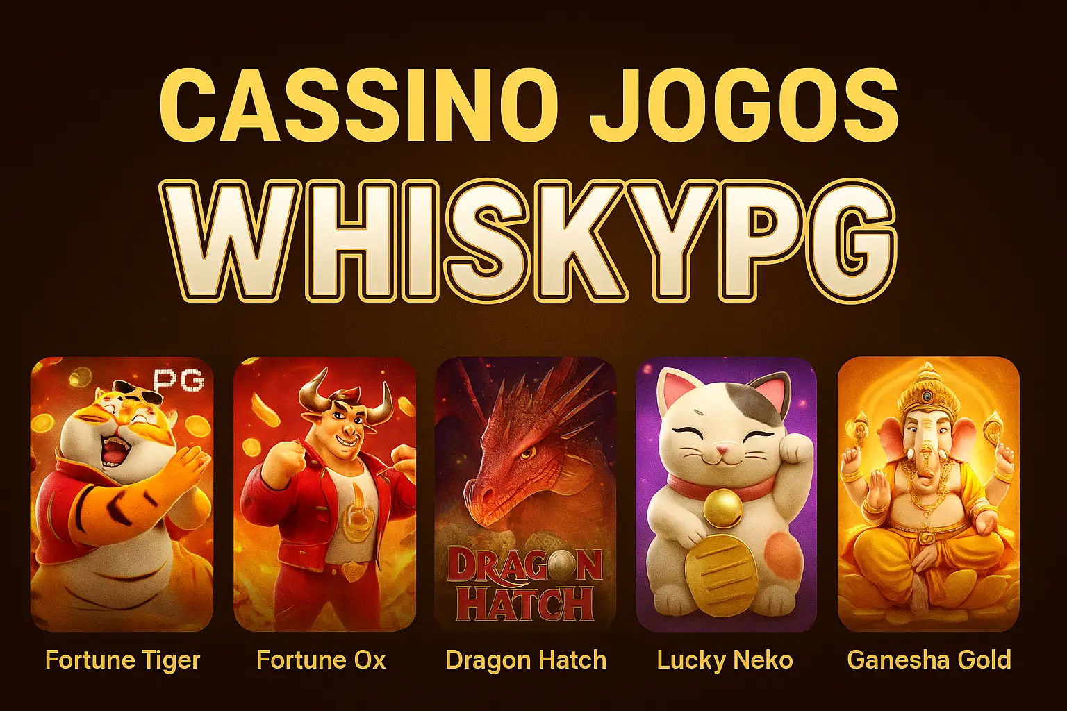 Jogos de cassino online inovadores e emocionantes na WHISKYPG