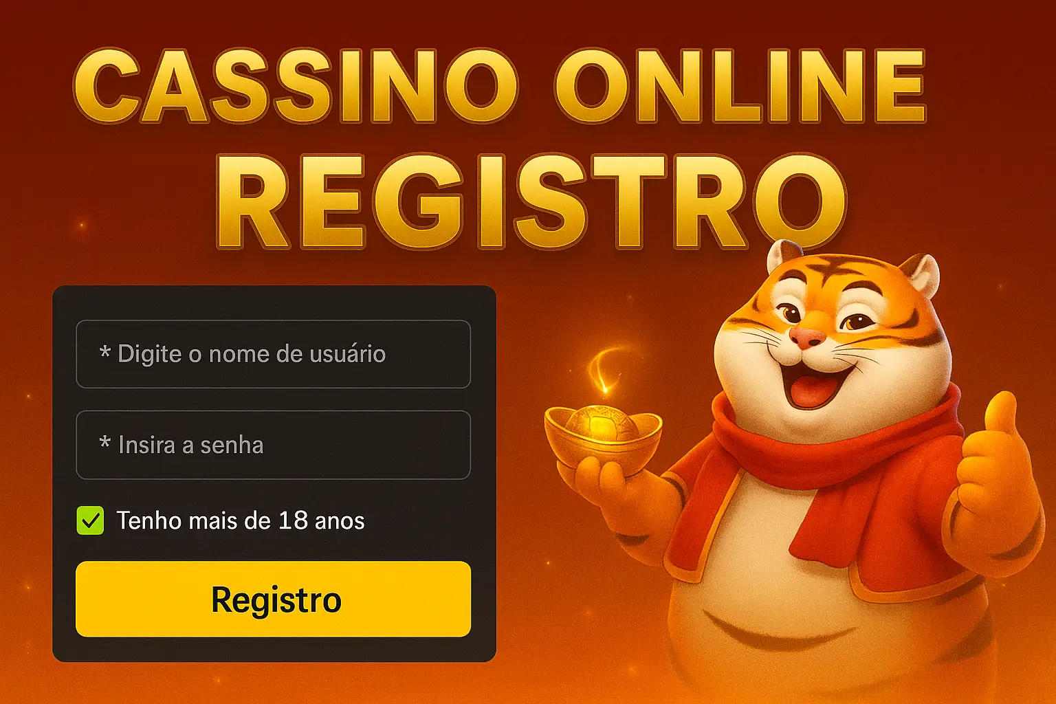 Não Perca tempo, o rRgistro na site WHISKYPG